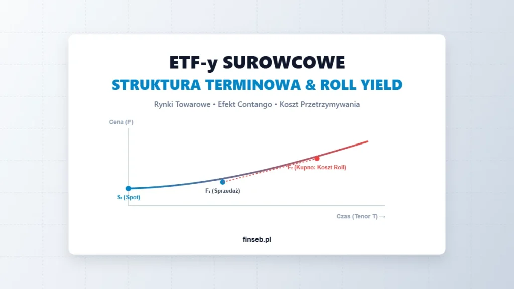 Struktura terminowa krzywej forward a fundusze ETF na surowce – contango i roll yield
